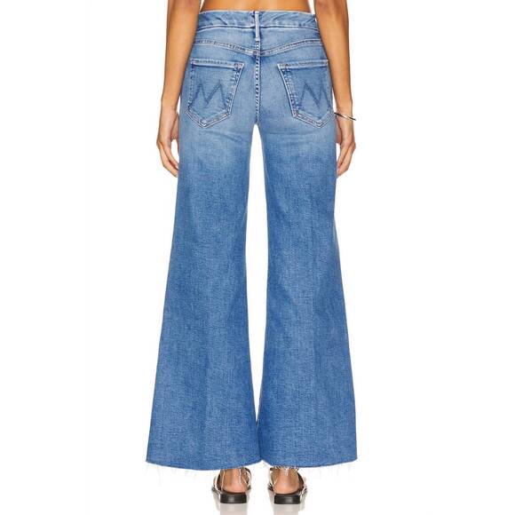 NEW MOTHER roller fray jeans in fan favorite - Picture 5 of 5